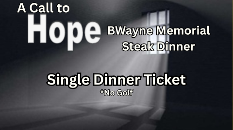 Image of STEAK DINNER - Single Ticket (no golf)