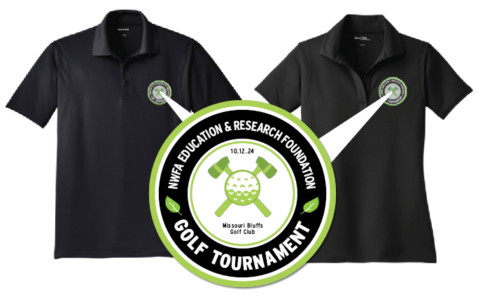 3rd Annual NWFA Education & Research Foundation Golf Tournament - Image of Polo w/Tournament Logo