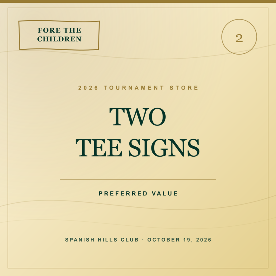 Image of Two Tee Signs