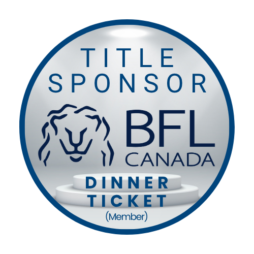 Image of Dinner Ticket - Member (Sponsored by BFL Canada Sponsor)