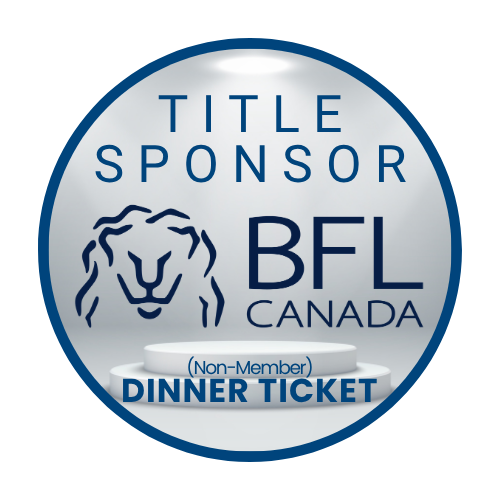 Image of Dinner Ticket Non-Member (Sponsored by BFL Canada Sponsor)