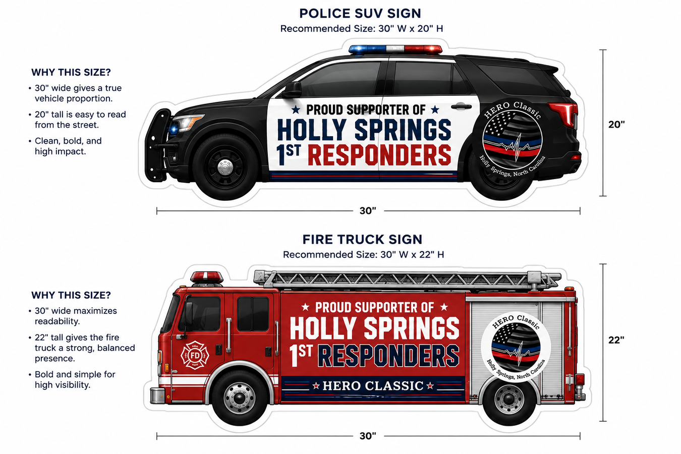 HERO Classic - Image of Hometown Heroes Yard Sponsor