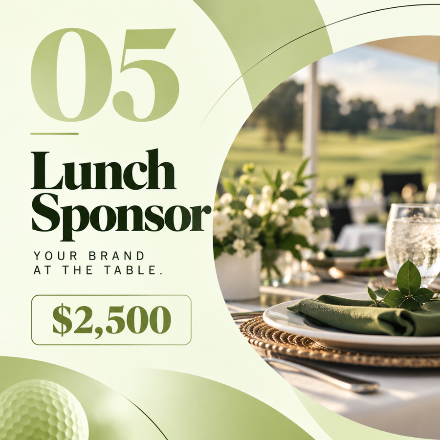 2026 Fight for Democracy Golf Tournament - Image of Lunch Sponsor