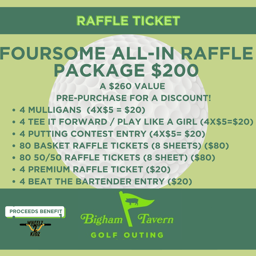Image of Foursome All-In Raffle Package