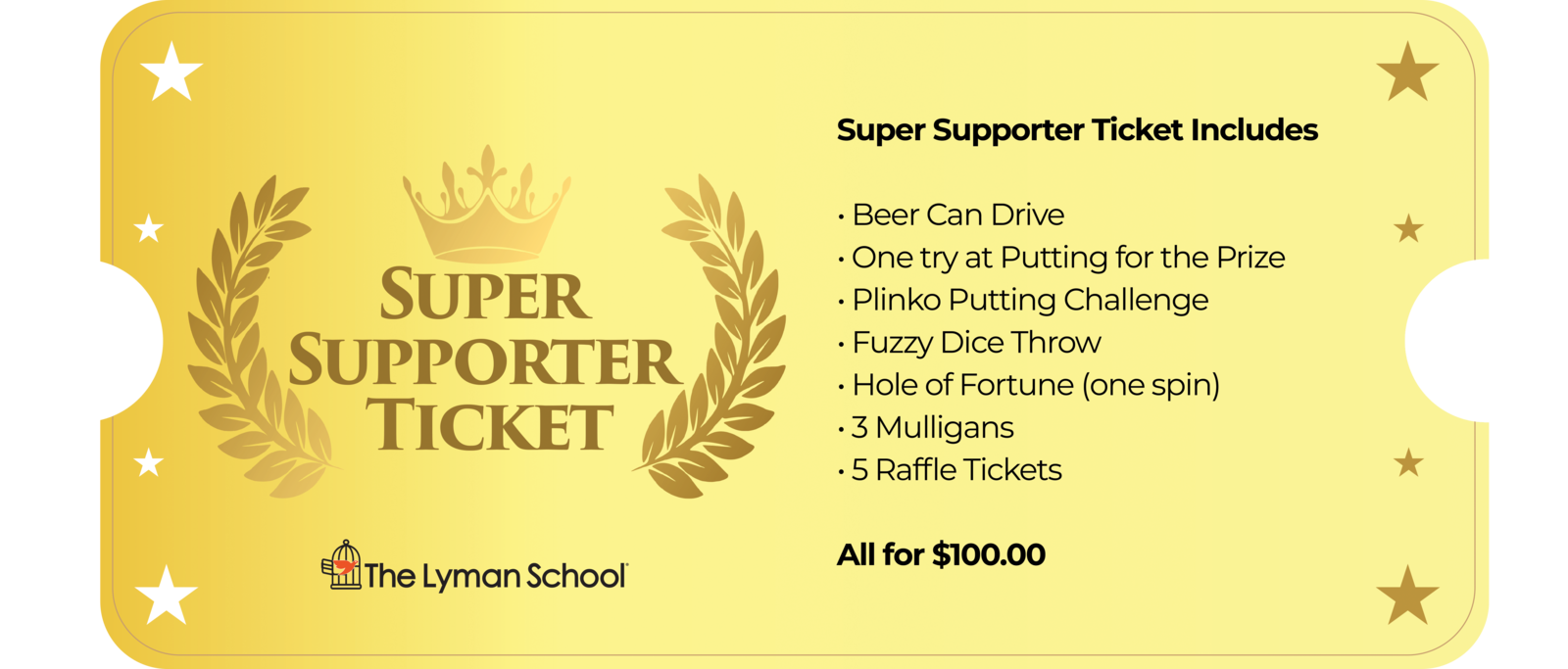 Image of Super Supporter Ticket