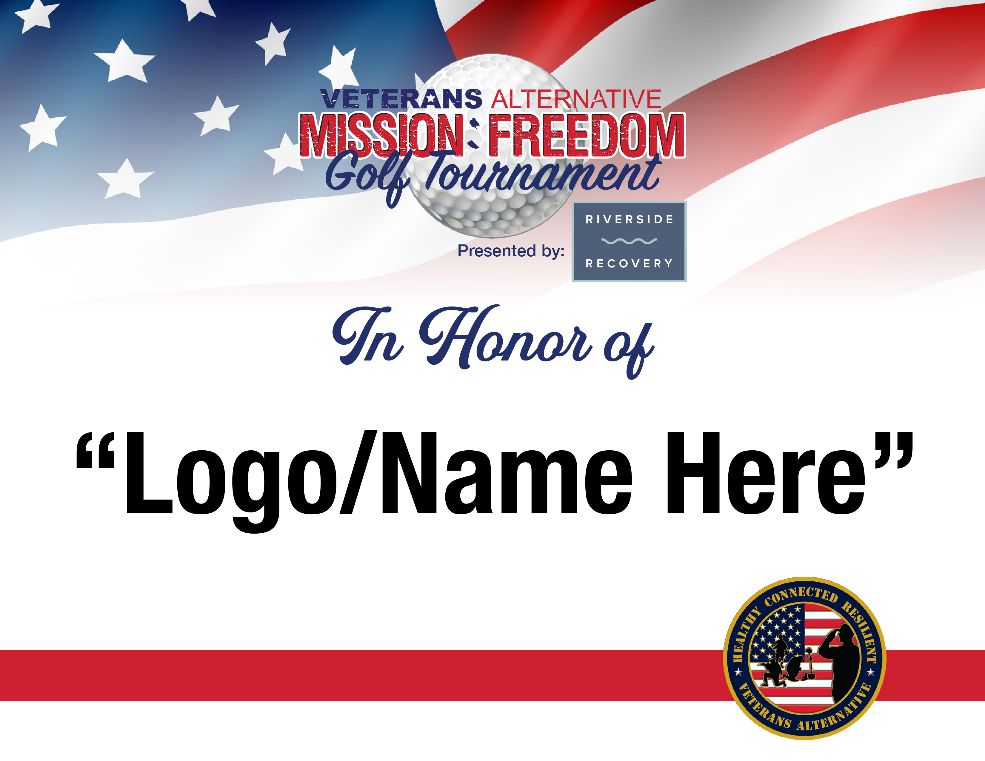 Mission:Freedom Golf Tournament - Default Image of "In Honor/Memory of" Sponsor