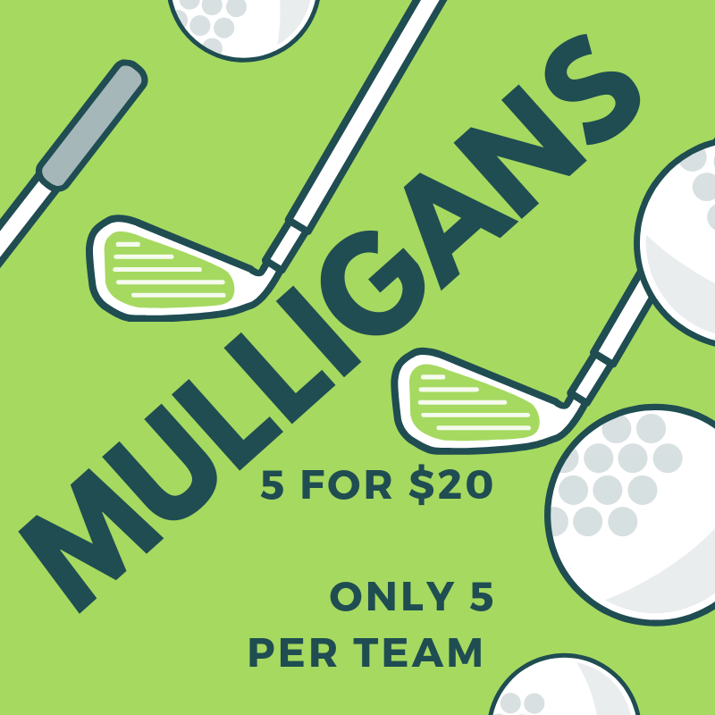 Pat Dudeck Memorial Golf Tournament - Default Image of Mulligans (5 Total - 1 per foursome)