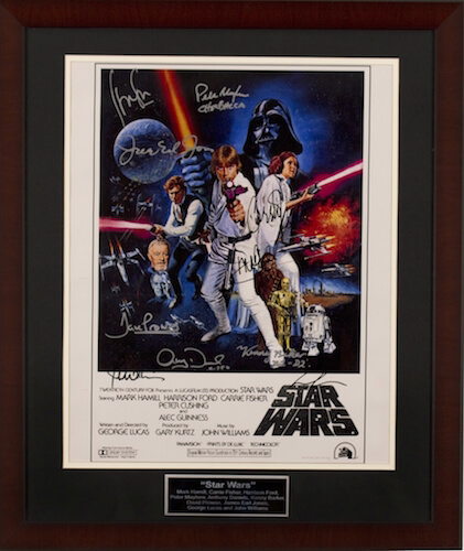 Desert Manna 1st Annual "No Kid Hungry" Golf Open - Default Image of "Star Wars: Episode IV A New Hope" Poster - 8 Autographs