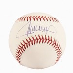 Image of President Donald Trump Baseball