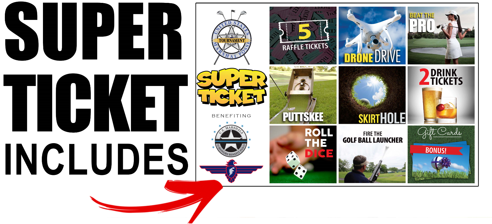 USMP Charity Golf Tournament 2023 - Default Image of SUPER TICKET