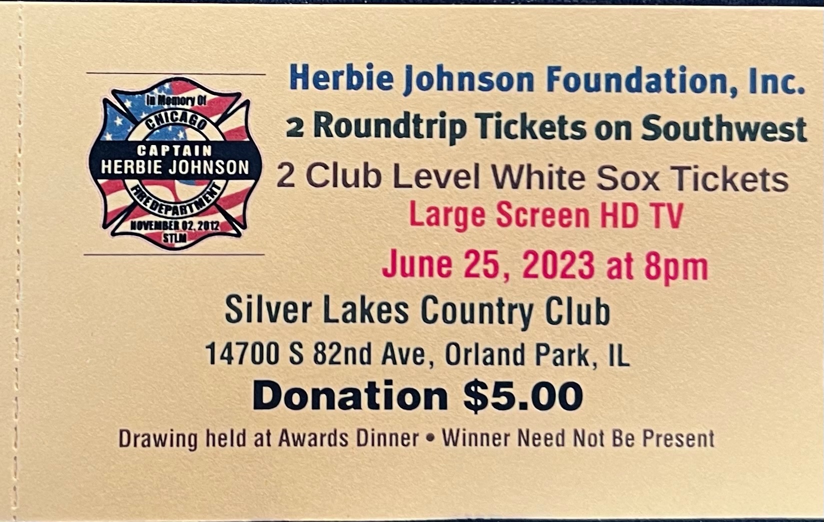 Herbie Golf Classic - Default Image of Raffle Tickets