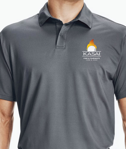 2nd Annual Kasai Fire & Fairways Charity Golf Tournament - Default Image of MEN'S 2022 FIRE & FAIRWAYS INAUGURAL EVENT SHIRT