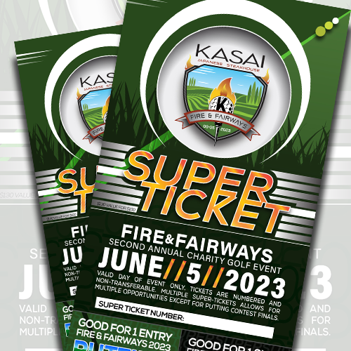 2nd Annual Kasai Fire & Fairways Charity Golf Tournament - Default Image of F&F SUPER TICKET
