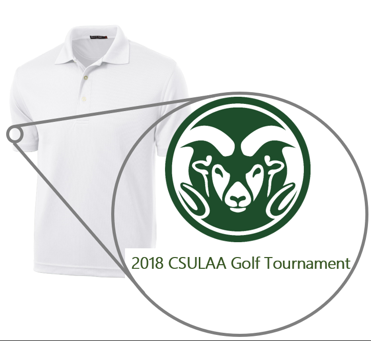 2018 CSULAA Golf Tournament - Default Image of White or Black 2018 CSULAA Golf Polo