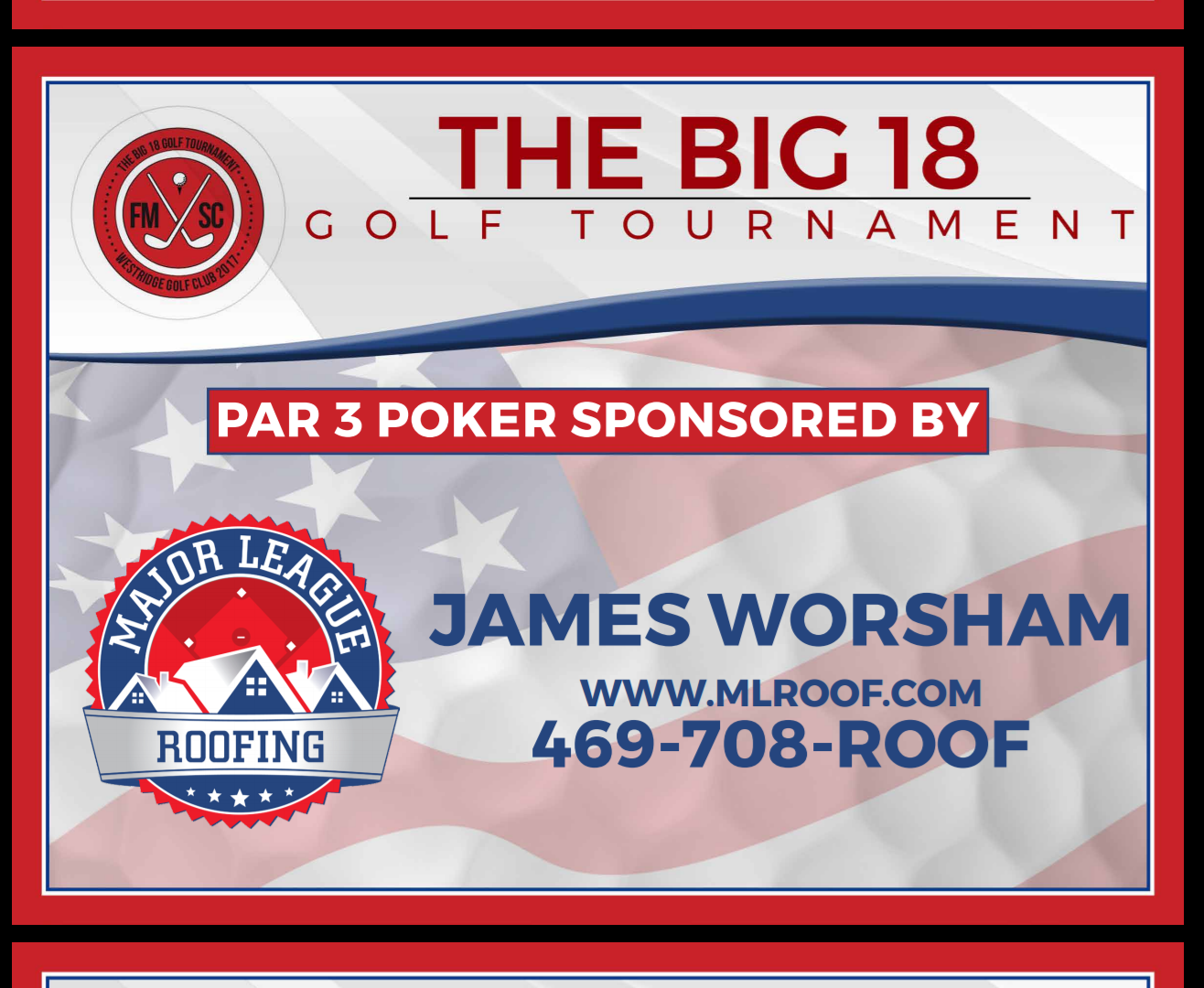 The Big 18 Golf Tournament - Default Image of Combo: Sponsor a hole and a team