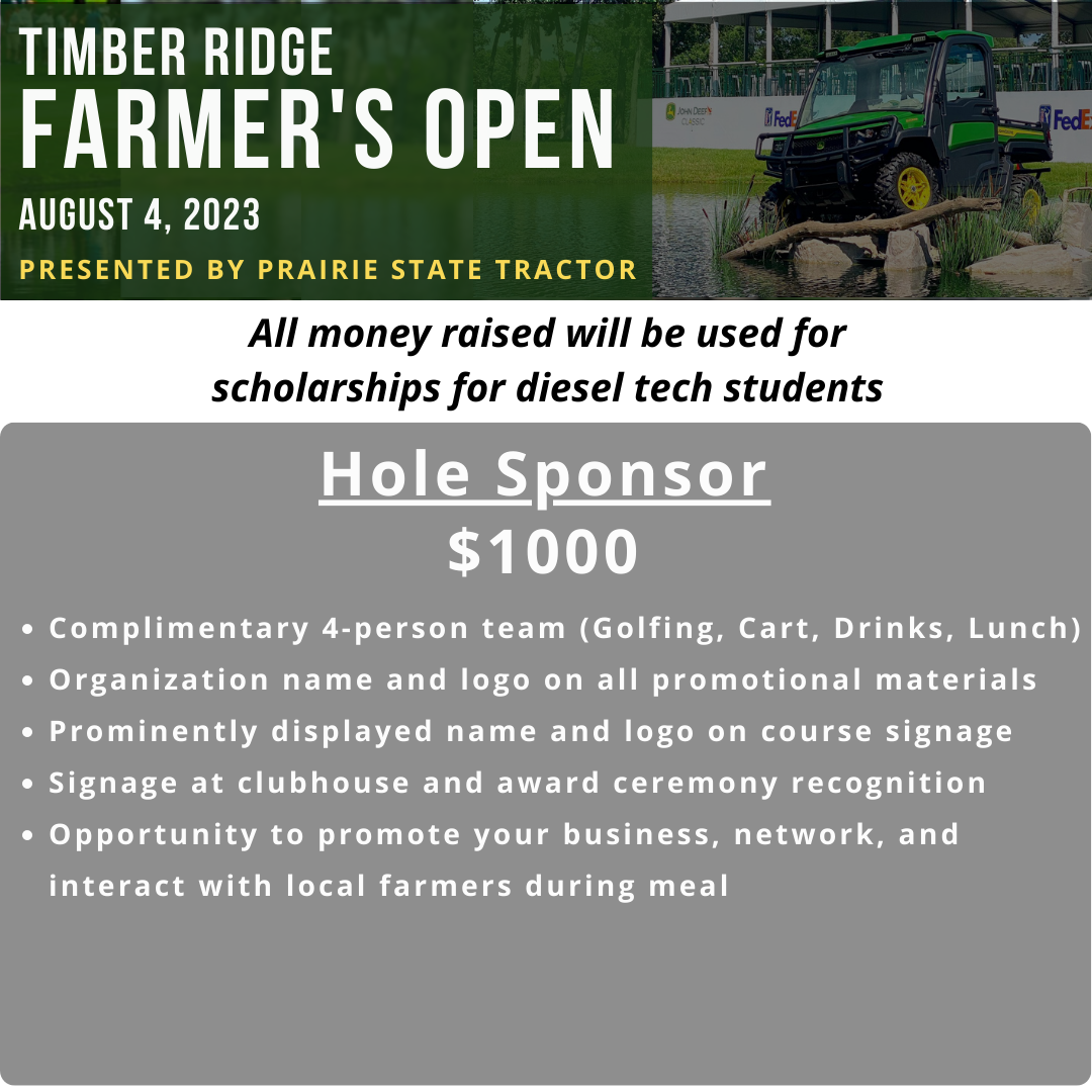Timber Ridge Farmer's Open - Default Image of Hole Sponsor