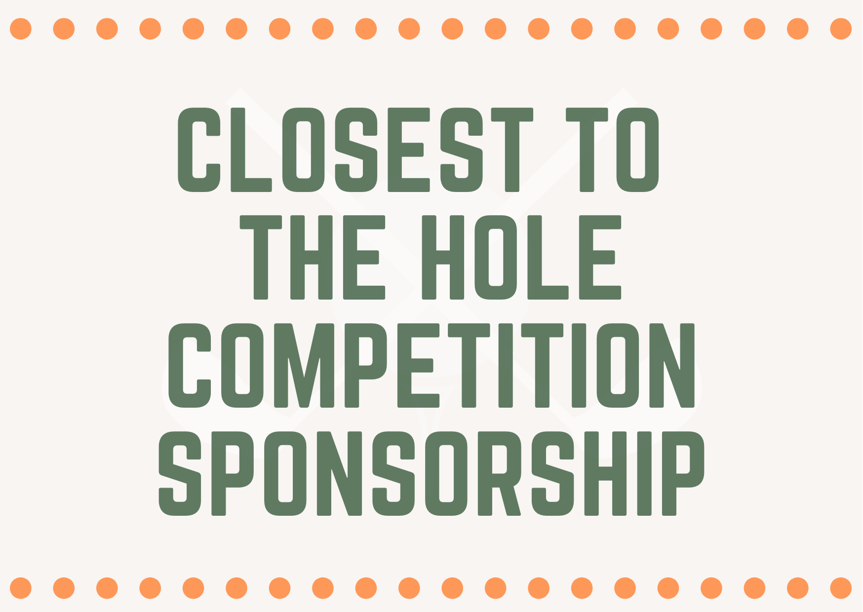 Emmett Manley "PAR"scription Golf Tournament Fall 2023 - Default Image of Closest to the Flag Competition Sponsor