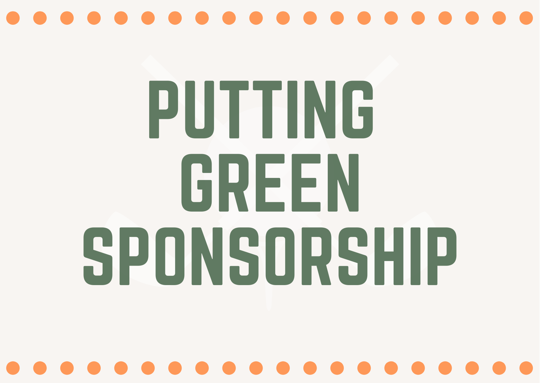 Emmett Manley "PAR"scription Golf Tournament Fall 2023 - Default Image of Putting Green Sponsorship