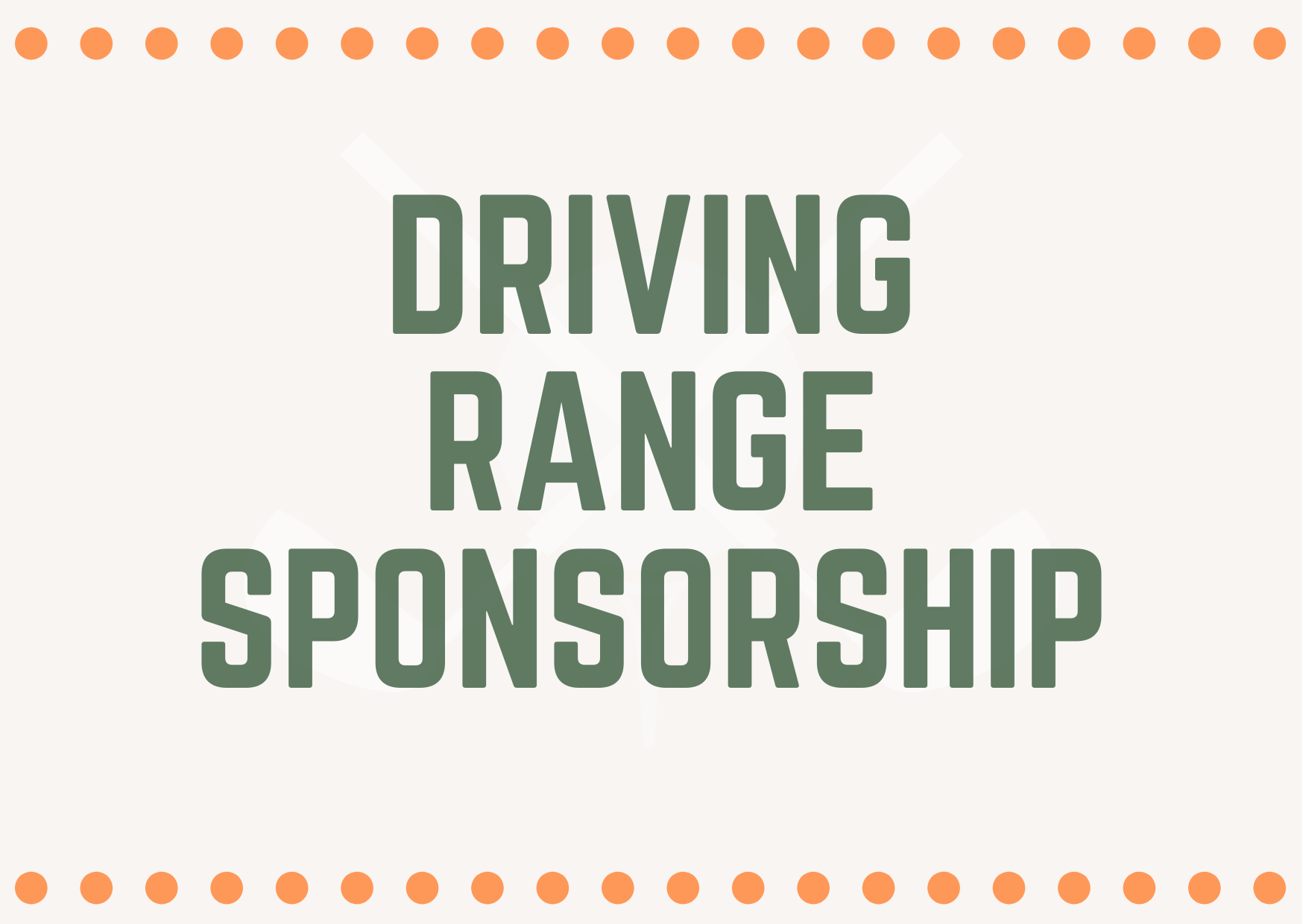 Emmett Manley "PAR"scription Golf Tournament Fall 2023 - Default Image of Driving Range Sponsorship