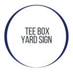 Image of Tee Box Yardage Sign