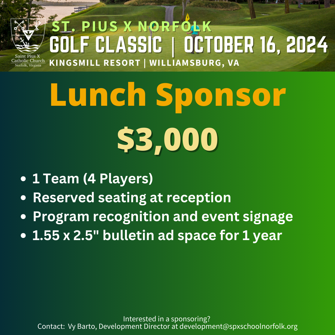 2024 SPX Annual Golf Classic - Default Image of Lunch Sponsorship