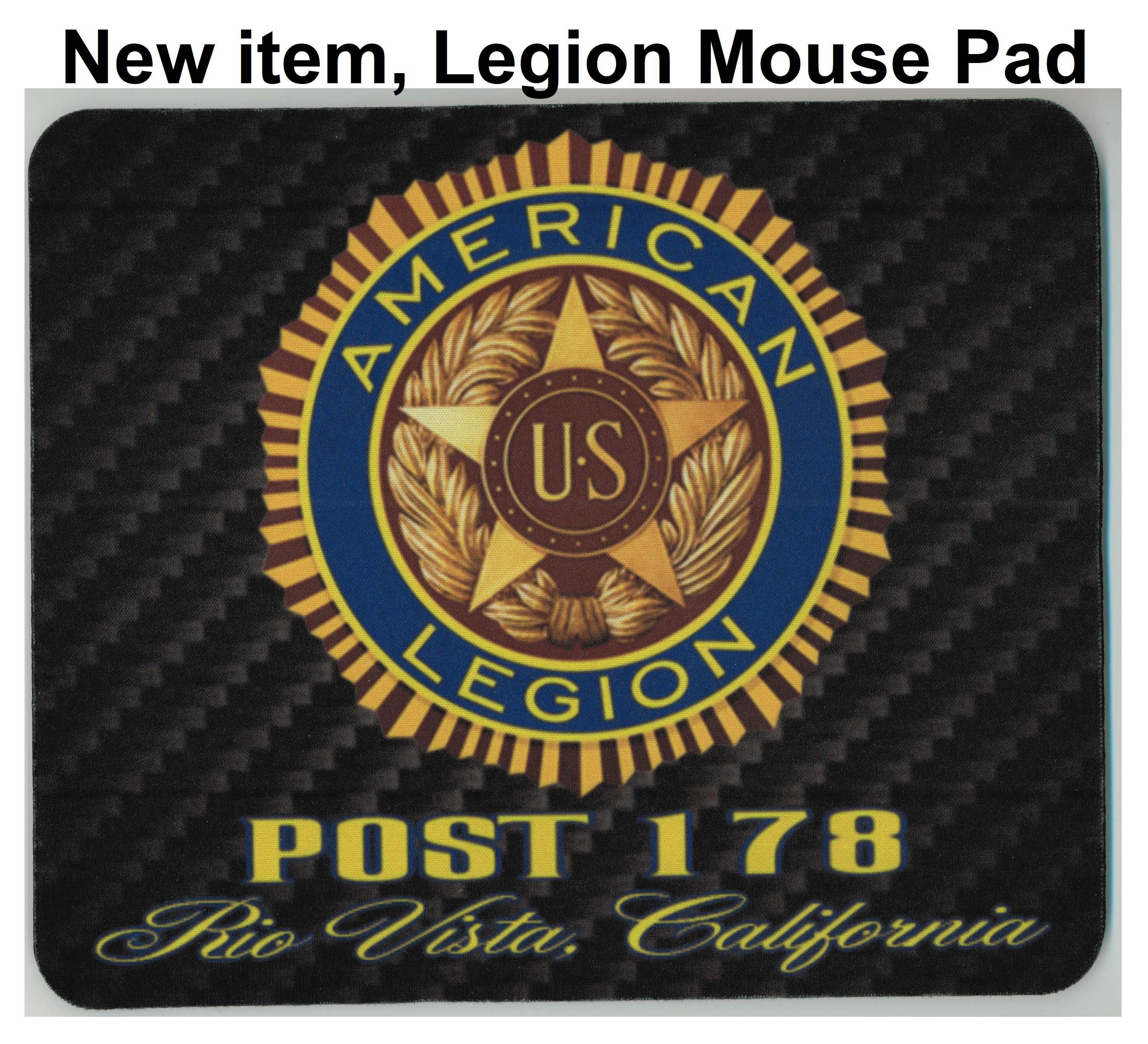Veterans Memorial Golf Tournament American Legion Post 178 9th Annual - Default Image of American Legion Post178 Mouse Pad