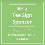 Image of Single Tee Sign Sponsors 