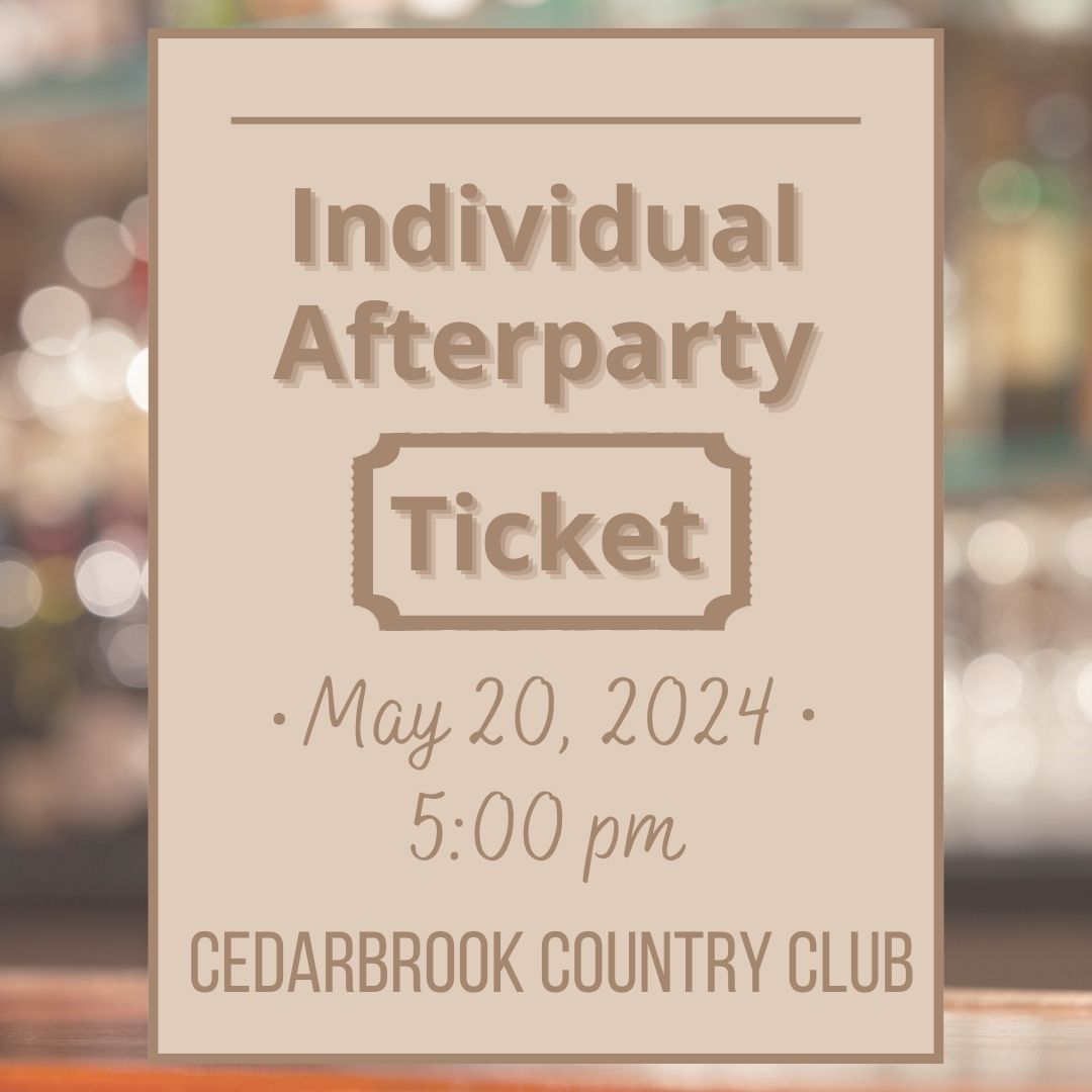 Turning Pain into Power Charity Golf Outing - Default Image of Individual Afterparty Ticket