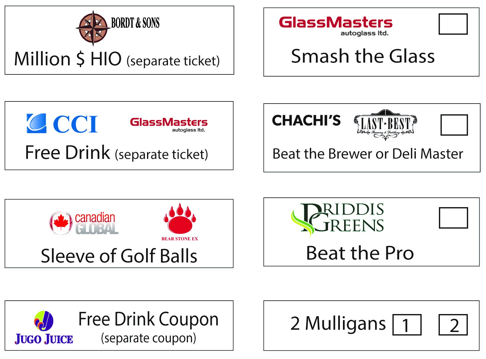 Gordon Hoffman Charity Golf Classic 2019 - Default Image of Player Pack