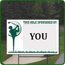 Ellington Little League Charity Golf Tournament - Default Image of Tee Sign Sponsor