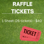 Image of Full Sheet of Raffle Tickets (26)