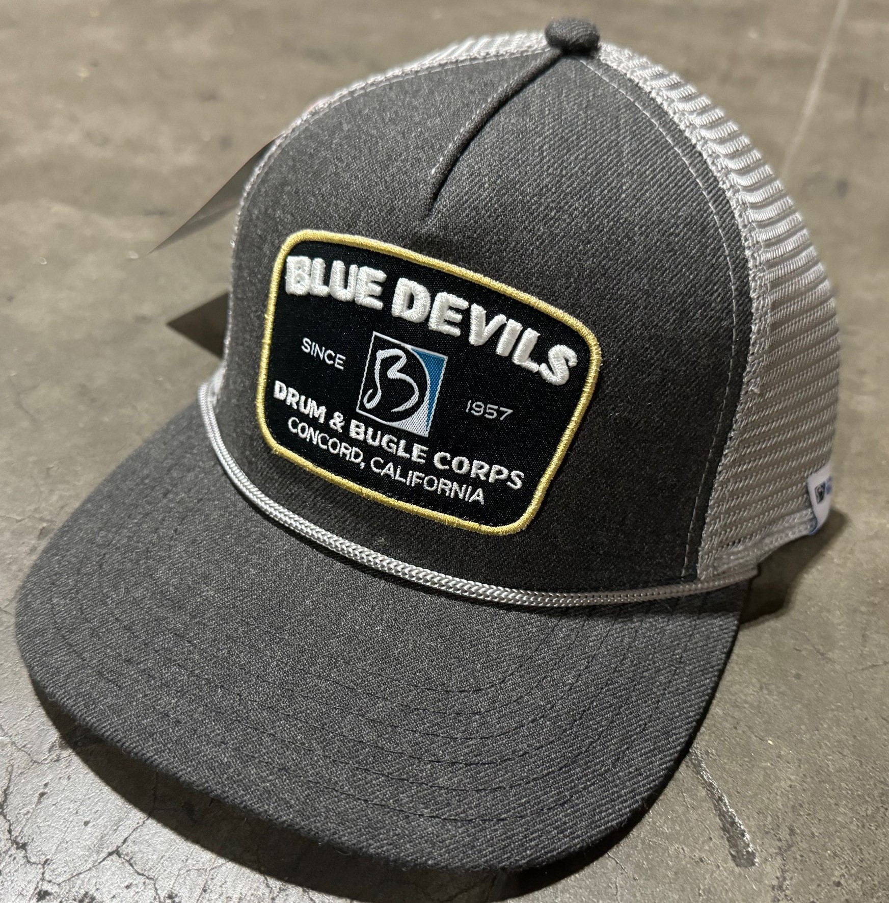 2024 Blue Devils Golf Tournament - Default Image of Blue Devils Golf Hat - Heather Gray/Steel