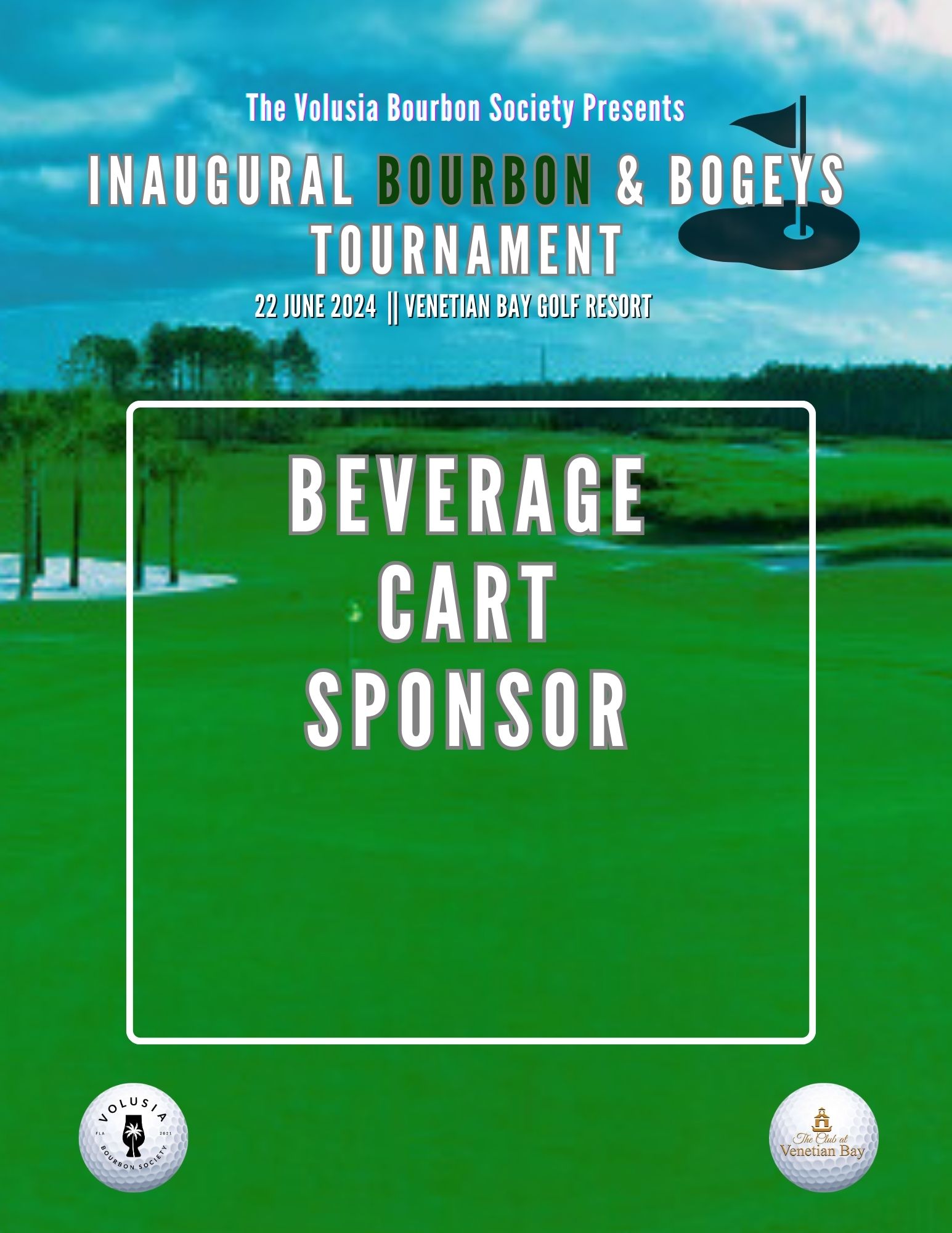 Bourbon & Bogeys Tournament - Default Image of BEVERAGE CART SPONSOR: FRONT 9