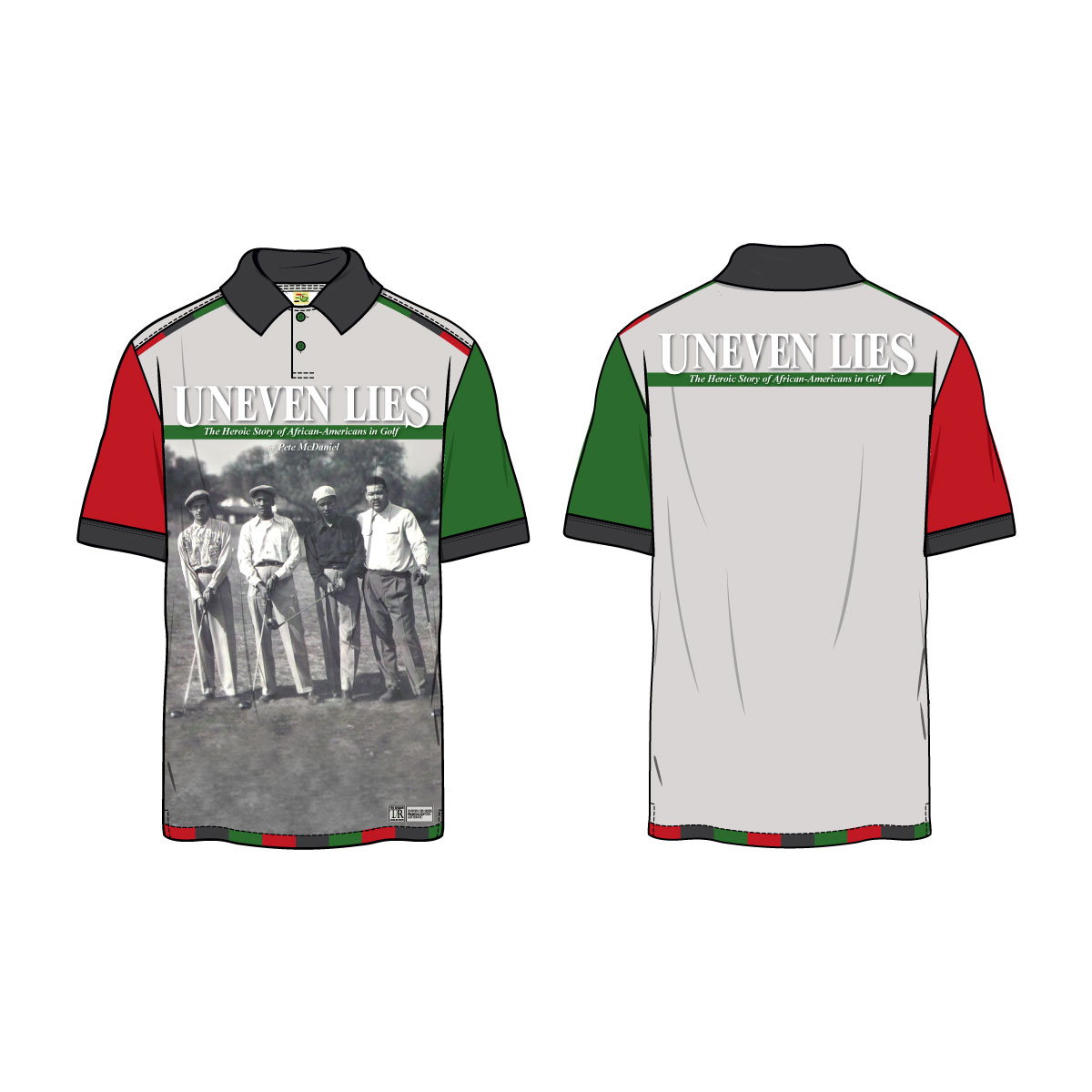 55TH ANNUAL TED RHODES CHARITY TWO DAY GOLF CLASSIC. PRESERVING THE LEGACY.... - Default Image of Uneven Lies Legacy Polo Shirt - Style C