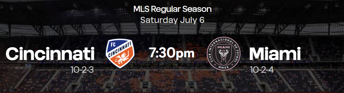 Sycamore Athletic Boosters Golf Outing - Default Image of FC Cincinnati -v- Miami Ticket Raffle