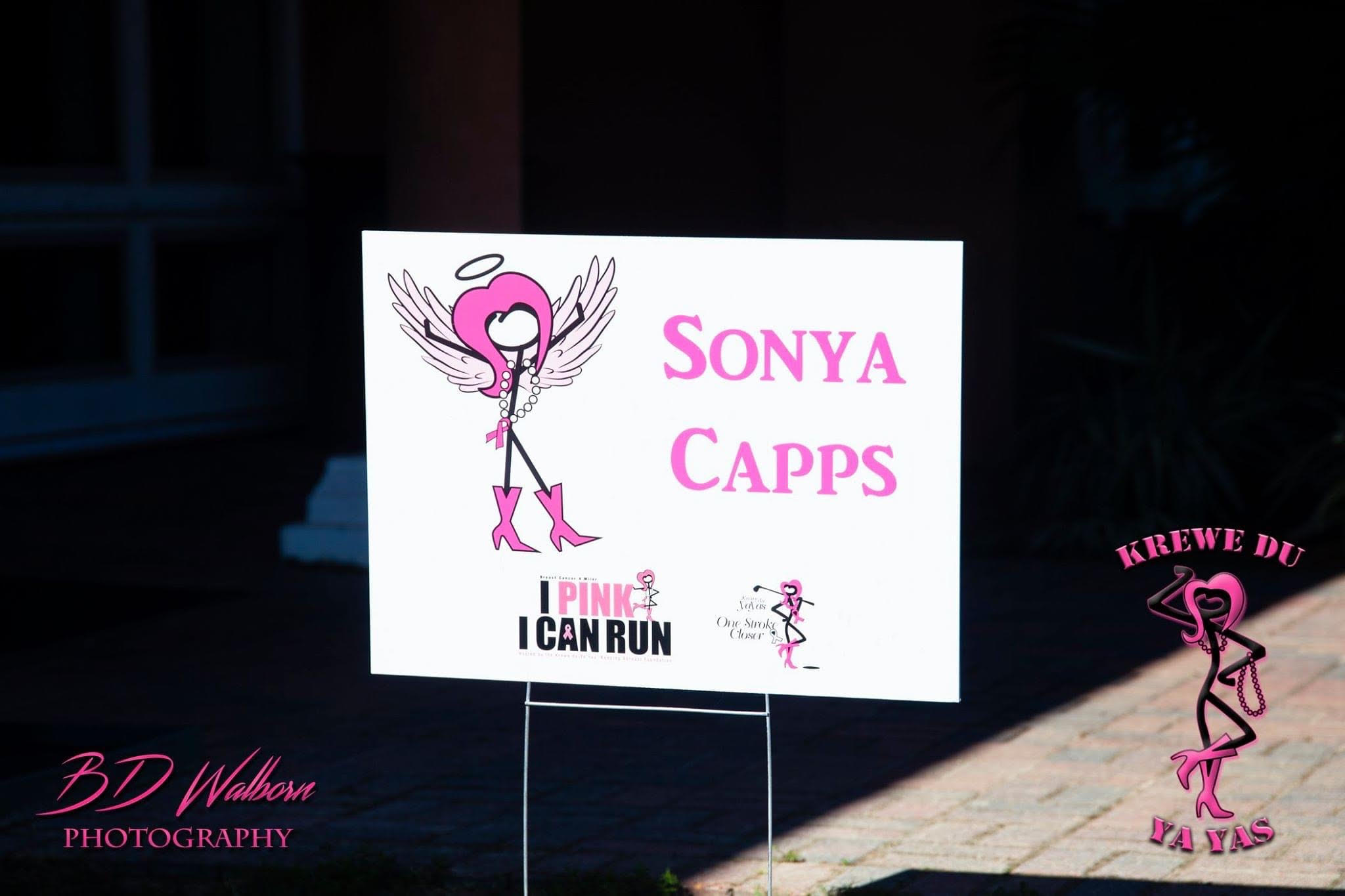 20th Annual One Stroke Closer to a Cure Golf Tournament - Default Image of Honor/Memory Sign