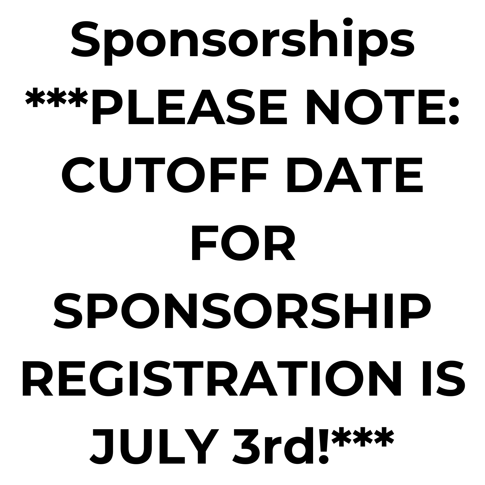 DKY Golf Outing - Default Image of Sponsorships ***PLEASE NOTE: CUTOFF DATE FOR SPONSORSHIP REGISTRATION IS JULY 3rd!***