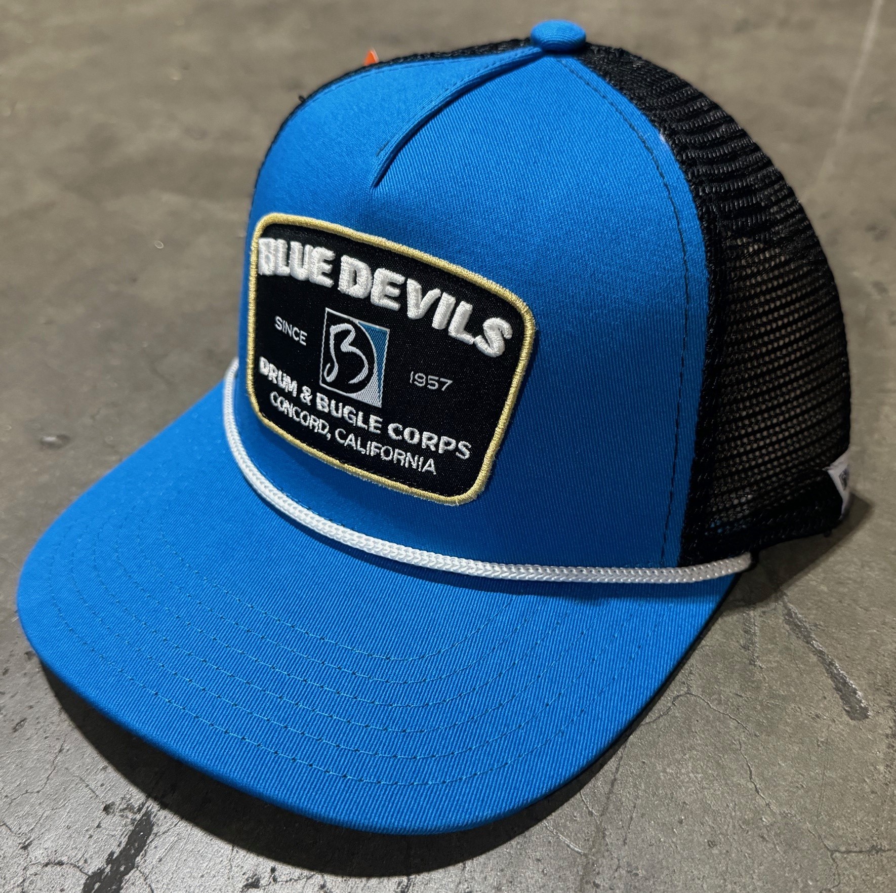 2024 Blue Devils Golf Tournament - Default Image of Blue Devils Golf Hat - Electric Blue/Black