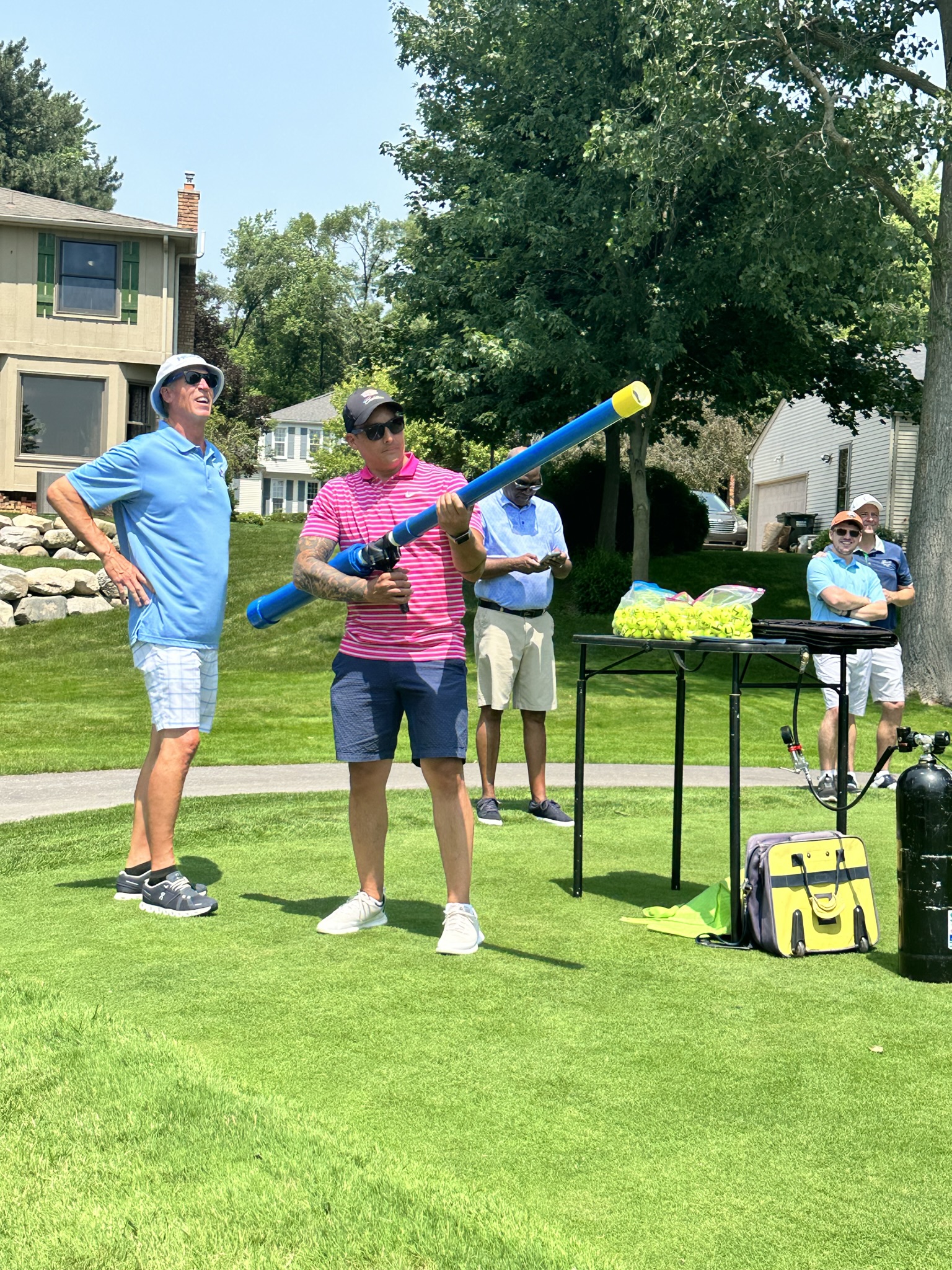 Humble Design's 2nd Annual Golf Outing - Default Image of Air Cannon "Drive" on Hole 7