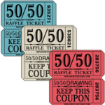 Image of 10 tickets for 50/50 DRAW