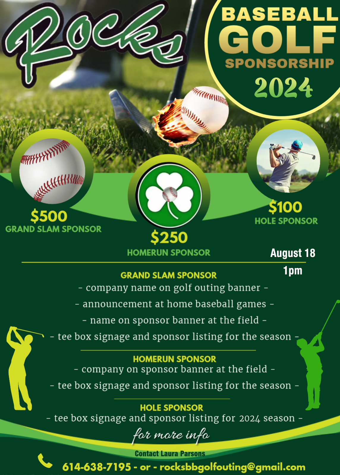 Dublin Coffman Baseball Golf Outing - Default Image of GrandSlam Sponsor
