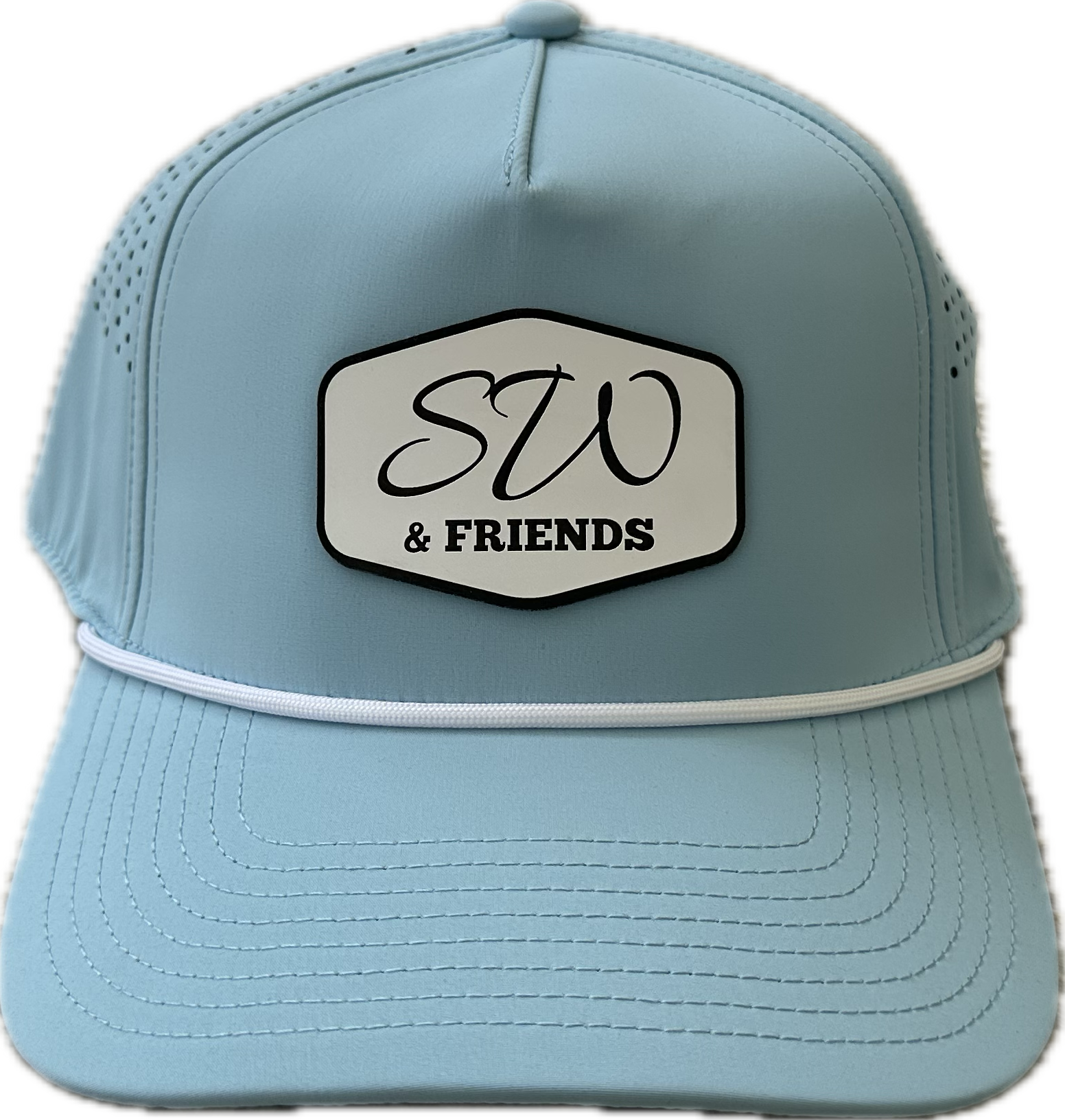 The 18th Annual SW and Friends Charity Golf Classic - Default Image of Branded Bills - Sky Blue Snapback Rope Hat w/ SW & Friends Logo