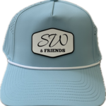 Image of Branded Bills - Sky Blue Snapback Rope Hat w/ SW & Friends Logo