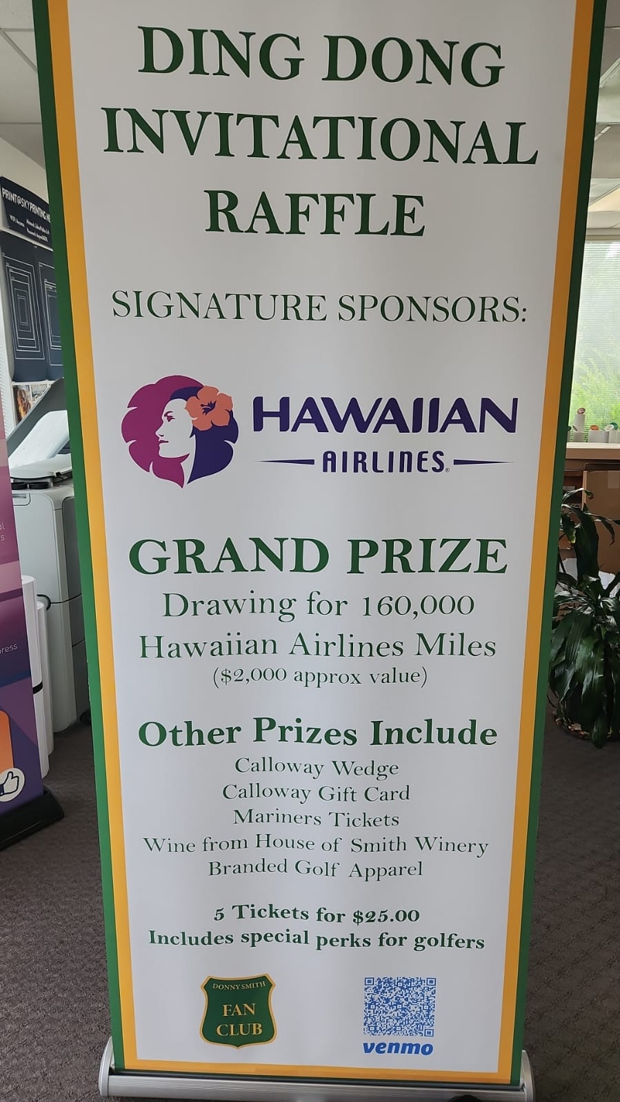 DING DONG INVITATIONAL - Default Image of 5 Raffle Tickets