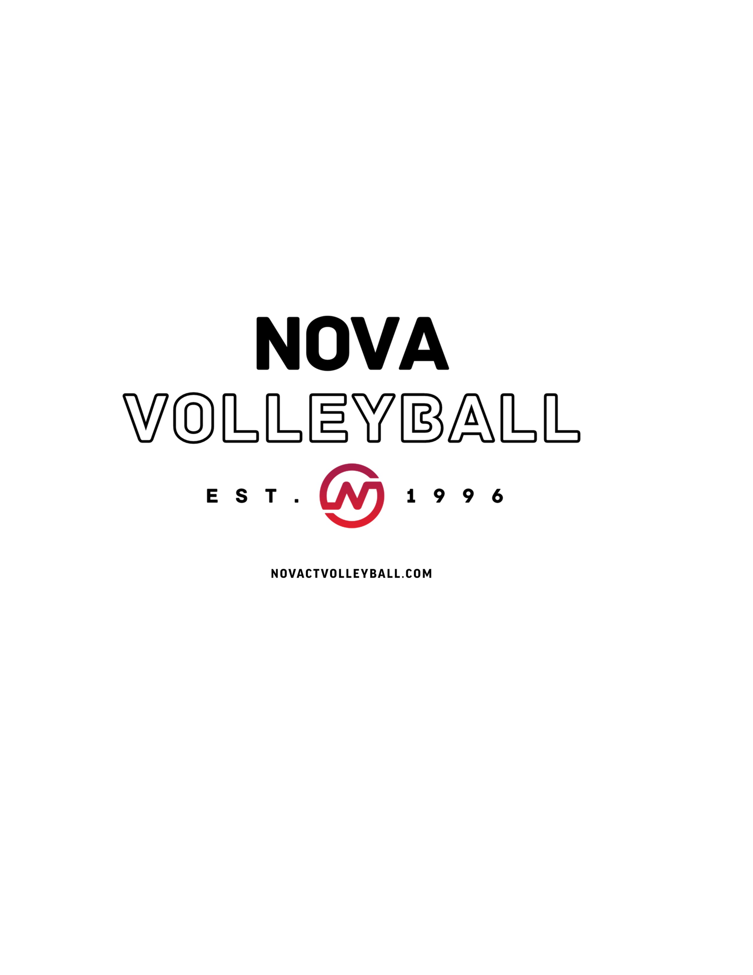 Cocktail Hour Sponsor - Nova Volleyball Club - Logo