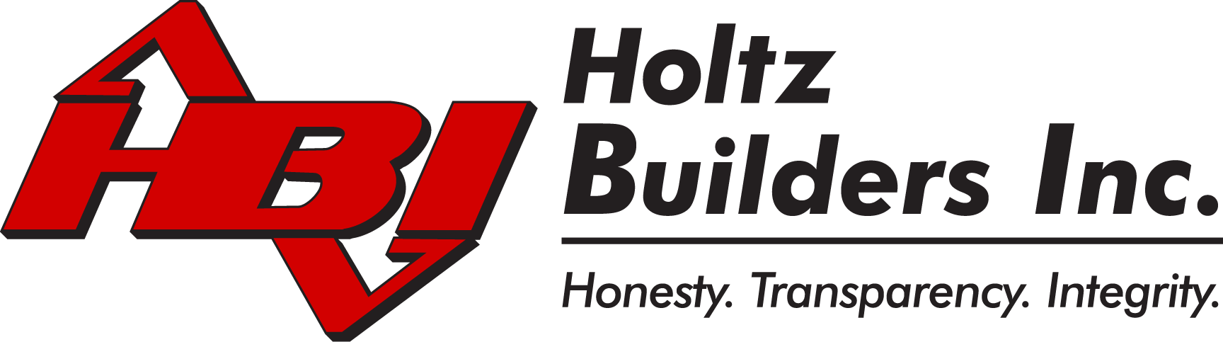 Bloody Mary Bar Sponsor - Holtz Builders - Logo