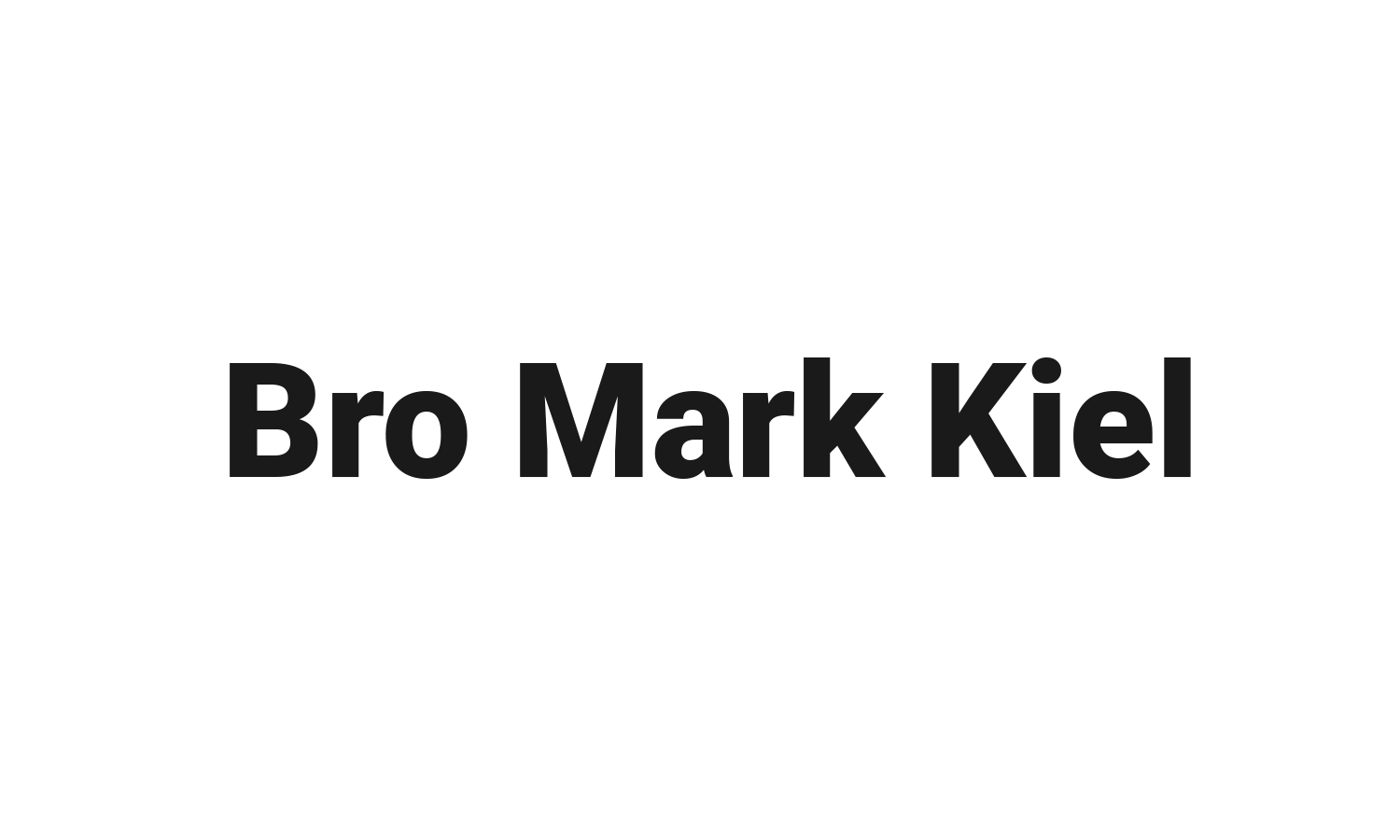 Bro. Mark Kiel