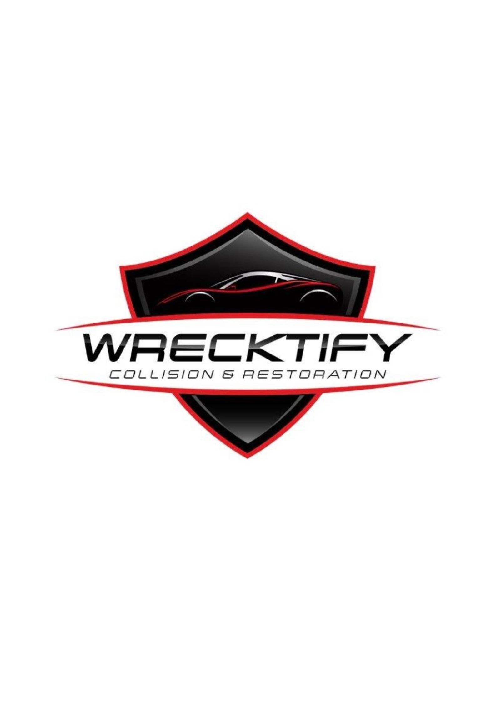 Hole Sponsors - Wrecktify Collision & Restoration - Logo