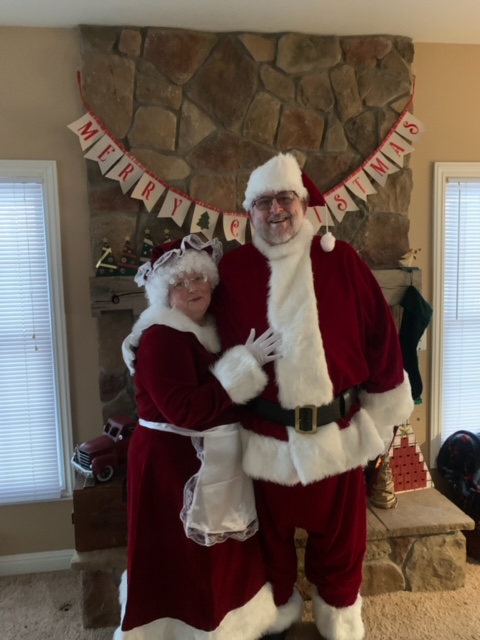Santa Sarge and Mrs. Clause