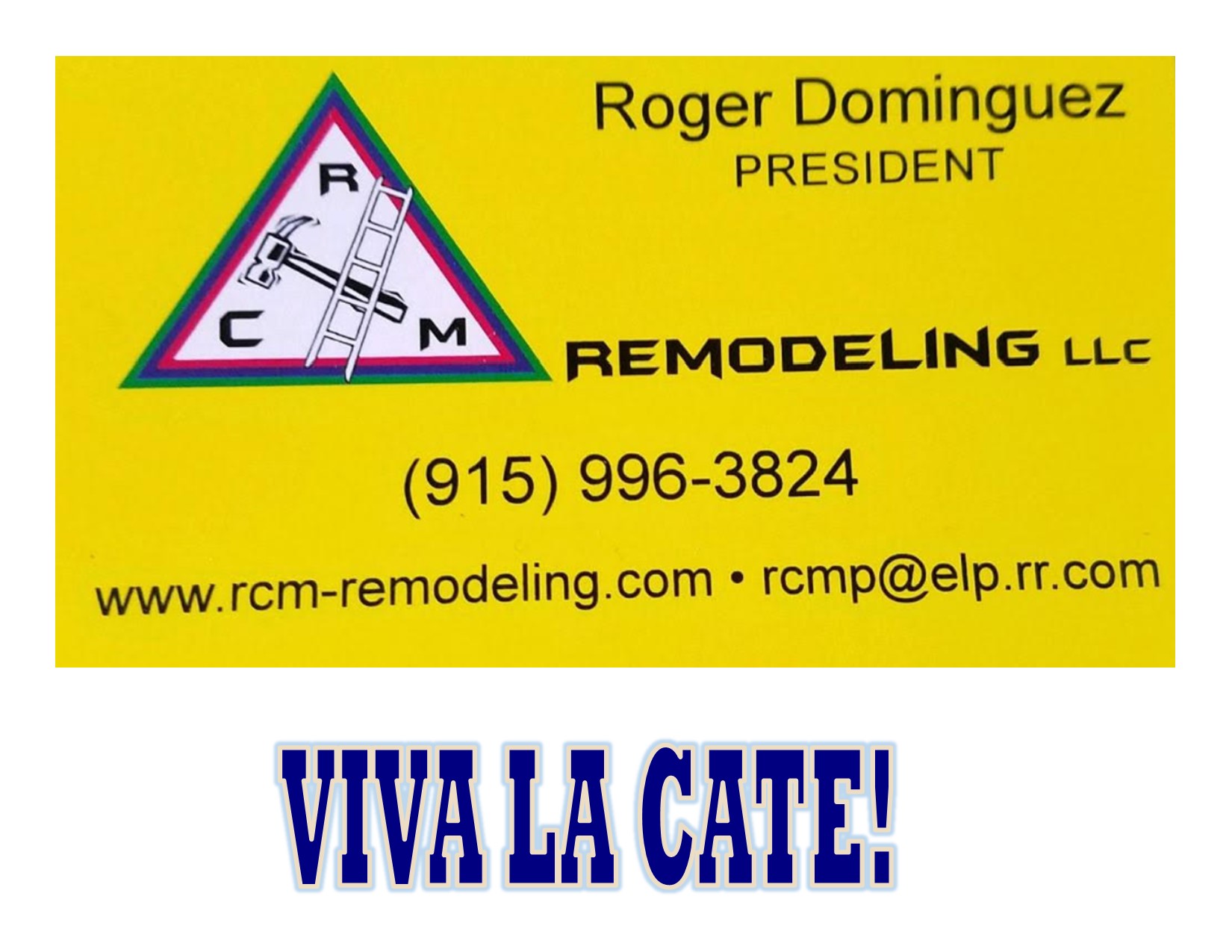 Hole Sponsors - RCM Remodeling - Logo